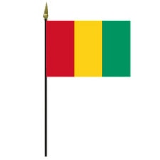 Guinea flag with vertical stripes