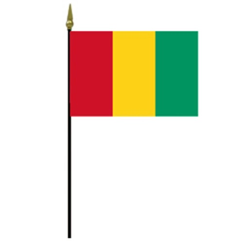 Guinea flag with vertical stripes