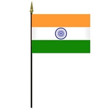 India national flag on pole