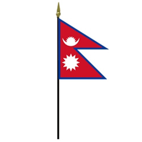 Nepal national flag red blue white