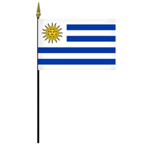 Uruguay national flag with sun