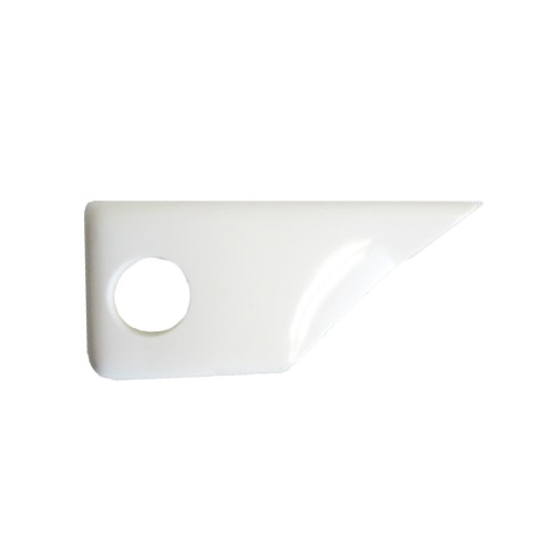 white plastic corner bracket)obj