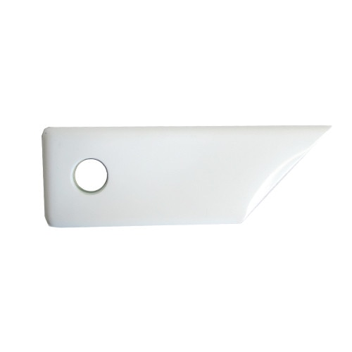 white plastic scraper tool