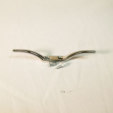 metal handlebar with bolts