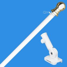 curtain rod with hardware mount