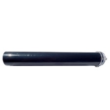 black cylindrical tube with cap