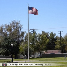 35 foot fiberglass flagpole