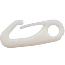 white plastic safety pin