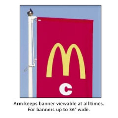 banner display arm for mcdonalds