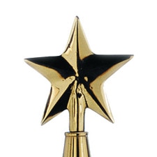 golden star award topper