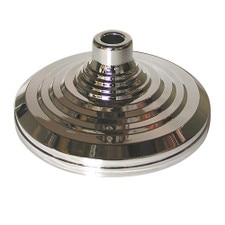 metallic patterned disk shape