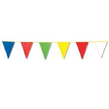 colorful pennant banner decoration