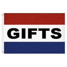 gifts flag red white blue backgroun