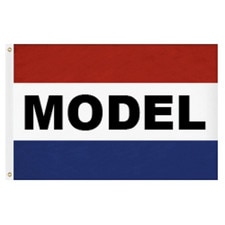model flag red white blue