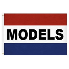 red white blue flag models