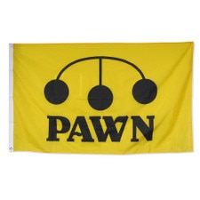 yellow pawn shop flag