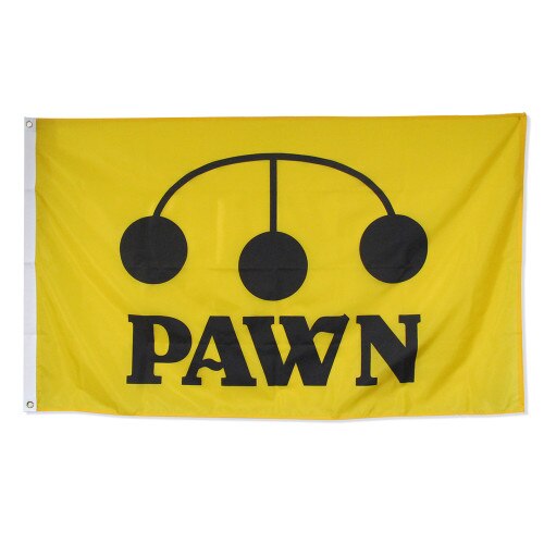 yellow pawn shop flag