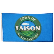 Town of Faison flag North Carolina