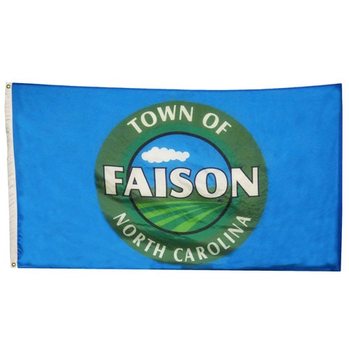 Town of Faison flag North Carolina