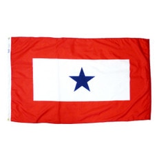 North Korea flag with star