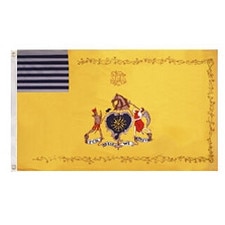 state flag with coat of arms