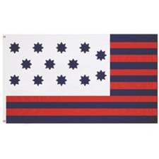 star patterned flag with stripes