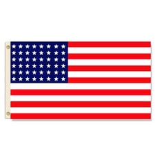 USA flag with stars and stripes
