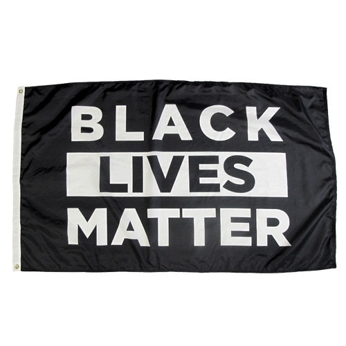 black lives matter flag