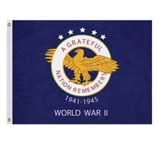 World War II Commemorative Flag