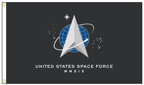 US Space Force flag design graphic