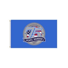 Remember Pearl Harbor flag 75th