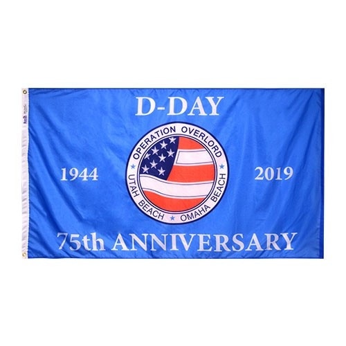 D DAY 75th ANNIVERSARY FLAG 2019