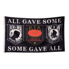memorial flag honoring veterans