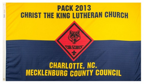Cub Scouts Pack 2013 banner design