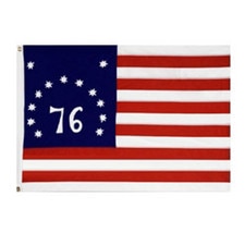 Betsy Ross flag with 76 stars