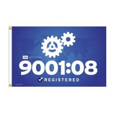 ISO 9001 registered banner