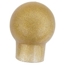 gold glittered round ornament top