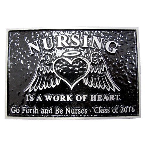 Aluminum Custom Plaque Heart