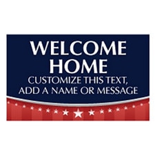 welcome home customizable sign