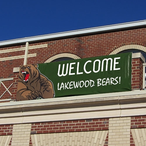welcome lakewood bears banner