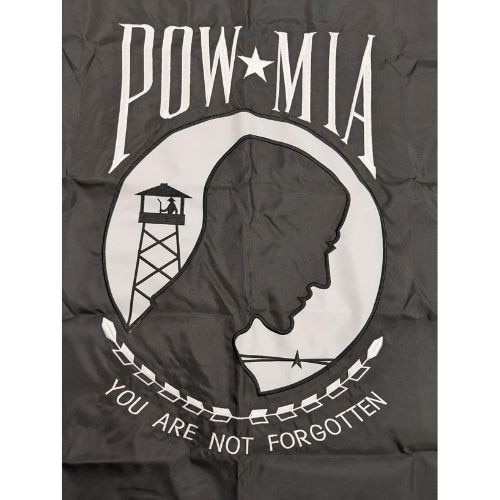 Embroidered Nylon POWMIA Flag