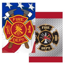 Fire Department Garden Flags