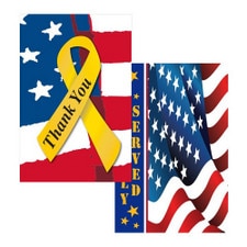 Thank You Served American Flag Art