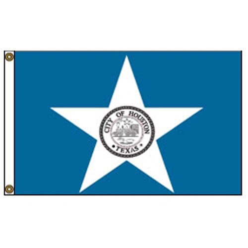 City of Houston flag Texas design