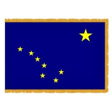 Alaska state flag with stars