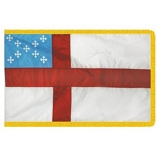 St George's cross flag with blue