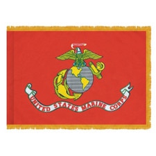 indoor Marine Corps Flag