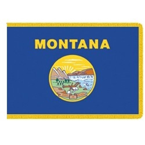 Montana state flag with seal