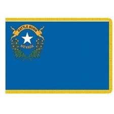 Nevada state flag design blue gold