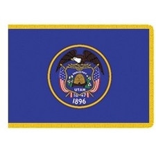Utah state flag with emblem 1896